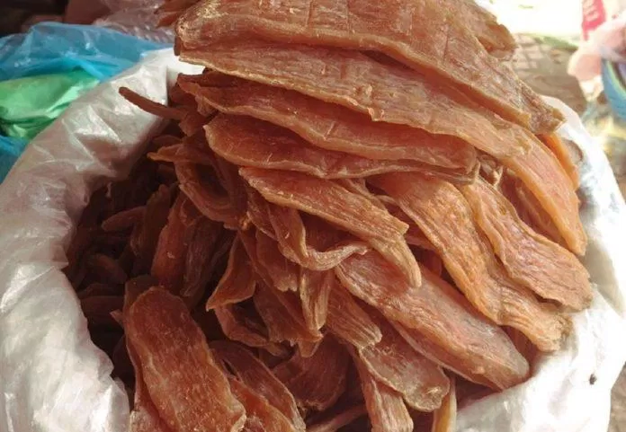 Đặc sản khoai deo. (Ảnh: Internet)