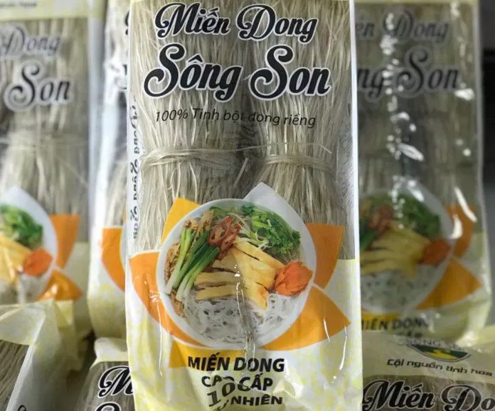 Đắc sản miến dong sông Son. (Ảnh: Internet)