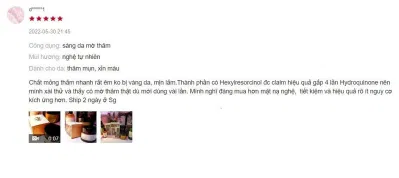 Đánh giá tốt của khách hàng về sản phẩm (Nguồn: BlogAnChoi) Đánh giá tốt của khách hàng về sản phẩm (Nguồn: BlogAnChoi)