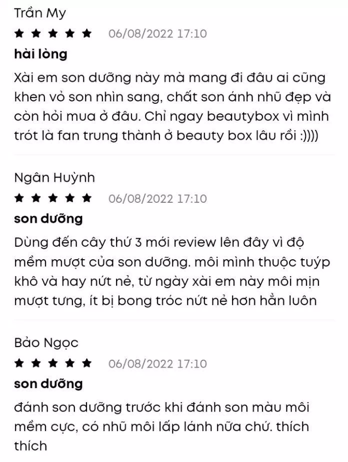 Một vài nhận xét của khách mua hàng về sản phẩm (ảnh: BlogAnChoi)