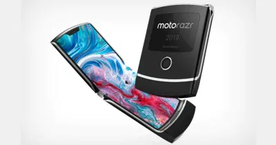 Điện thoại màn hình gập Razr Motorola (Ảnh: Internet) Điện thoại màn hình gập Razr Motorola (Ảnh: Internet)