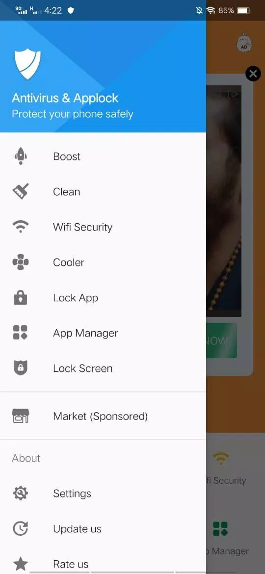 Ứng dụng diệt virus Antivirus cho điện thoại Android (Ảnh: Internet)