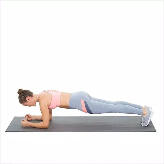 Tư thế Plank tác động đến tất cả cơ trong cơ thể bạn. (Nguồn ảnh: Internet)