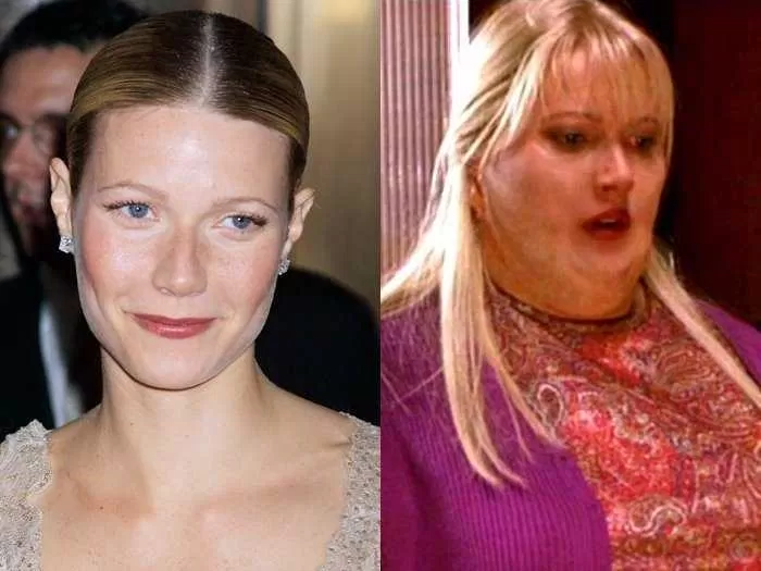 Gwyneth Paltrow trong bộ đồ béo. (Ảnh: Internet) Gwyneth Paltrow trong bộ đồ béo. (Ảnh: Internet)