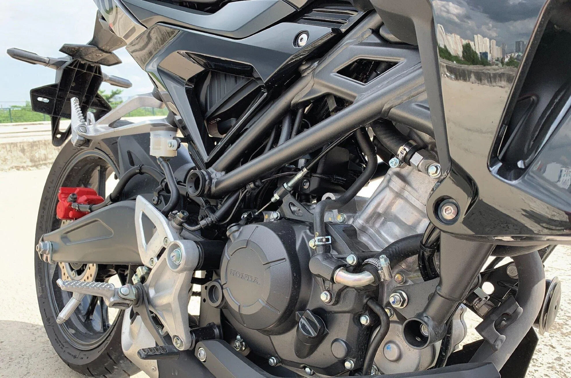 Bộ động cơ CB150R (Ảnh: Internet)