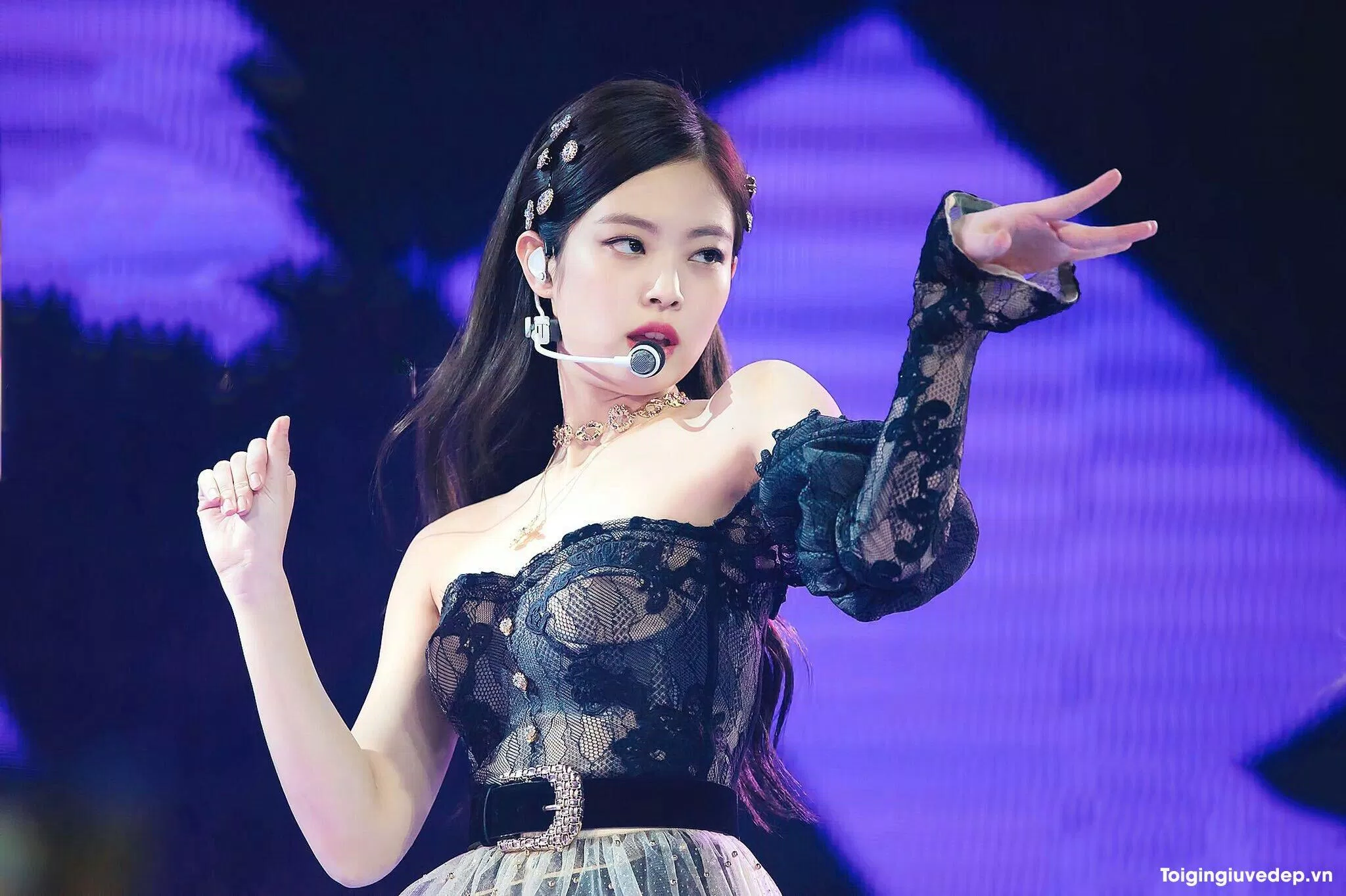 Jennie khi trên sân khấu (Ảnh: Internet) Jennie khi trên sân khấu (Ảnh: Internet)