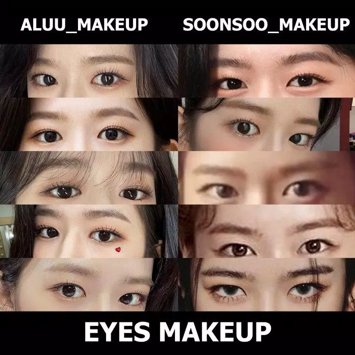 Fans so sánh phong cách makeup trước đây và bây giờ của IVE. (Ảnh: Internet)