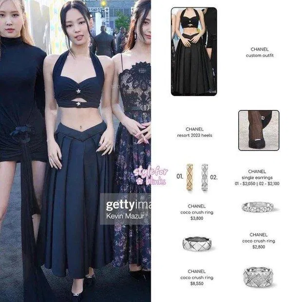 Jennie tỏa sáng với bộ cánh khoe eo tinh tế từ Chanel (Nguồn: Internet)