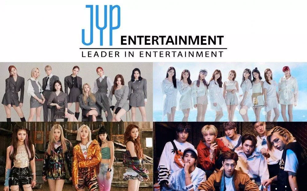 Môt số nhóm nhạc của JYP Entertainment (nguồn: internet)