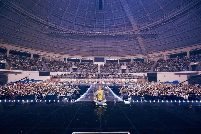 Hình ảnh Kang Daniel trong buổi concert 4000 vé (Ảnh: Internet)
