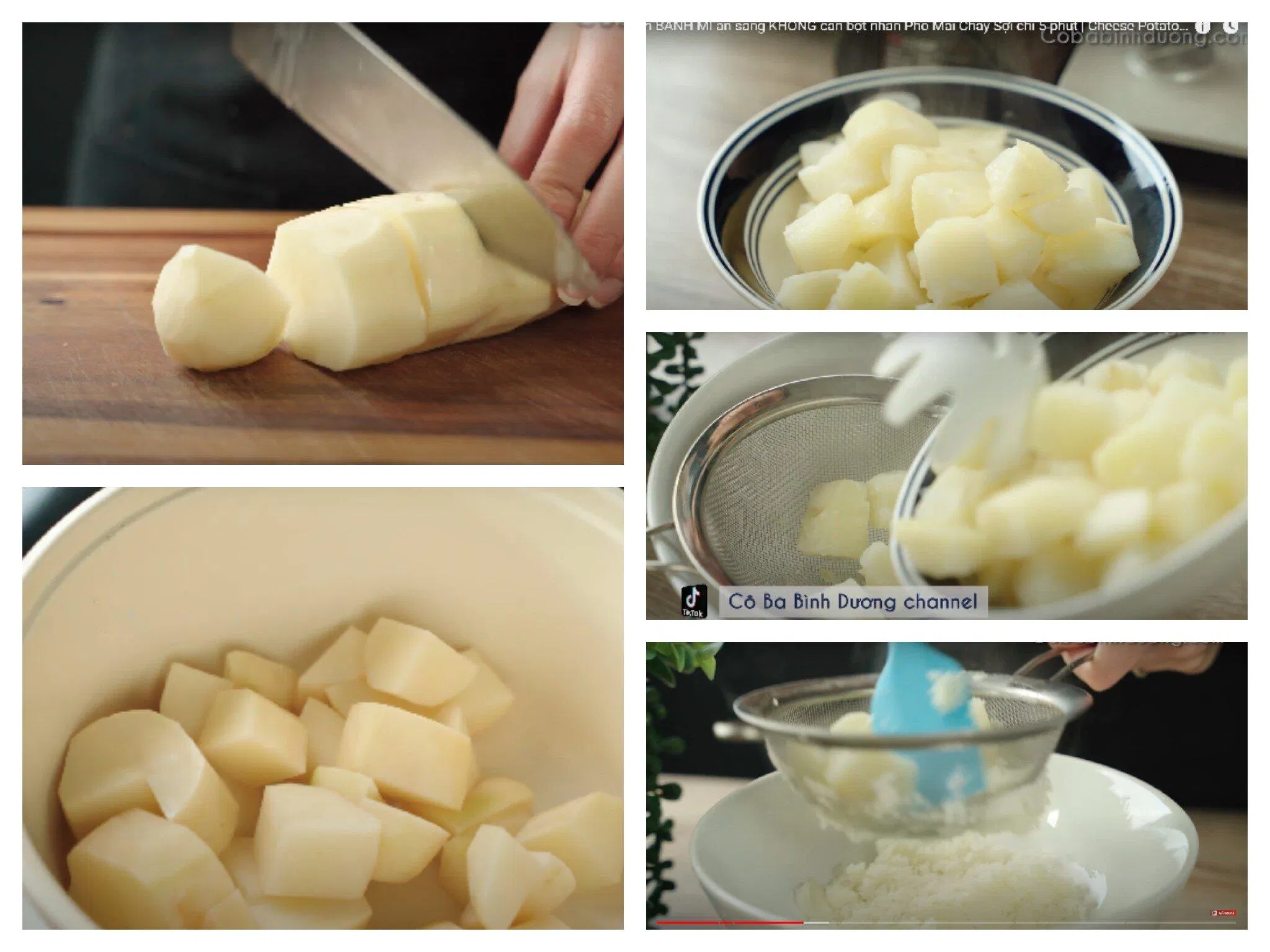 Sơ chế khoai tây