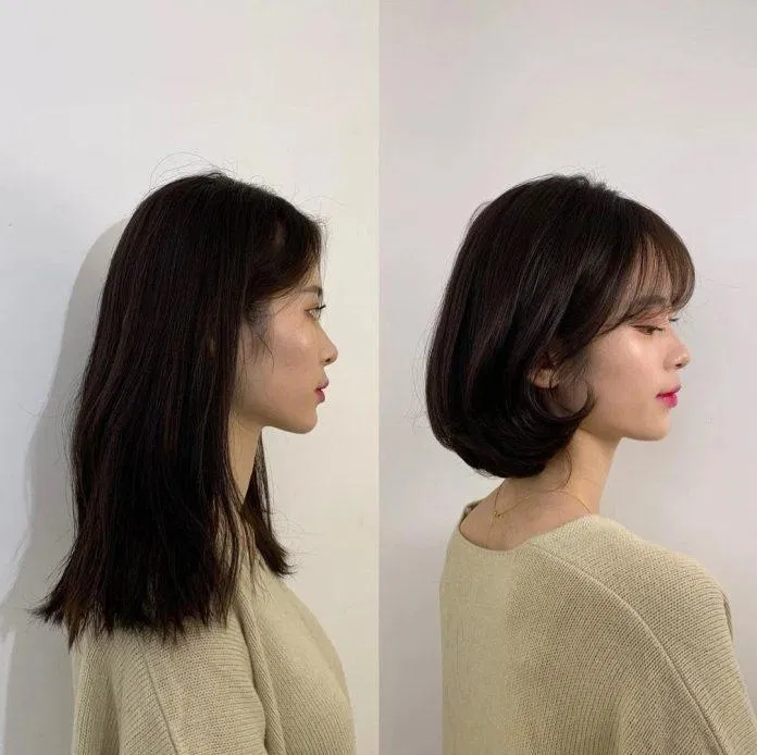 Nhìn hình này chắc hẳn bạn đã nhìn ra công dụng của việc chăm chút đuôi tóc rồi chứ(Nguồn: Internet)