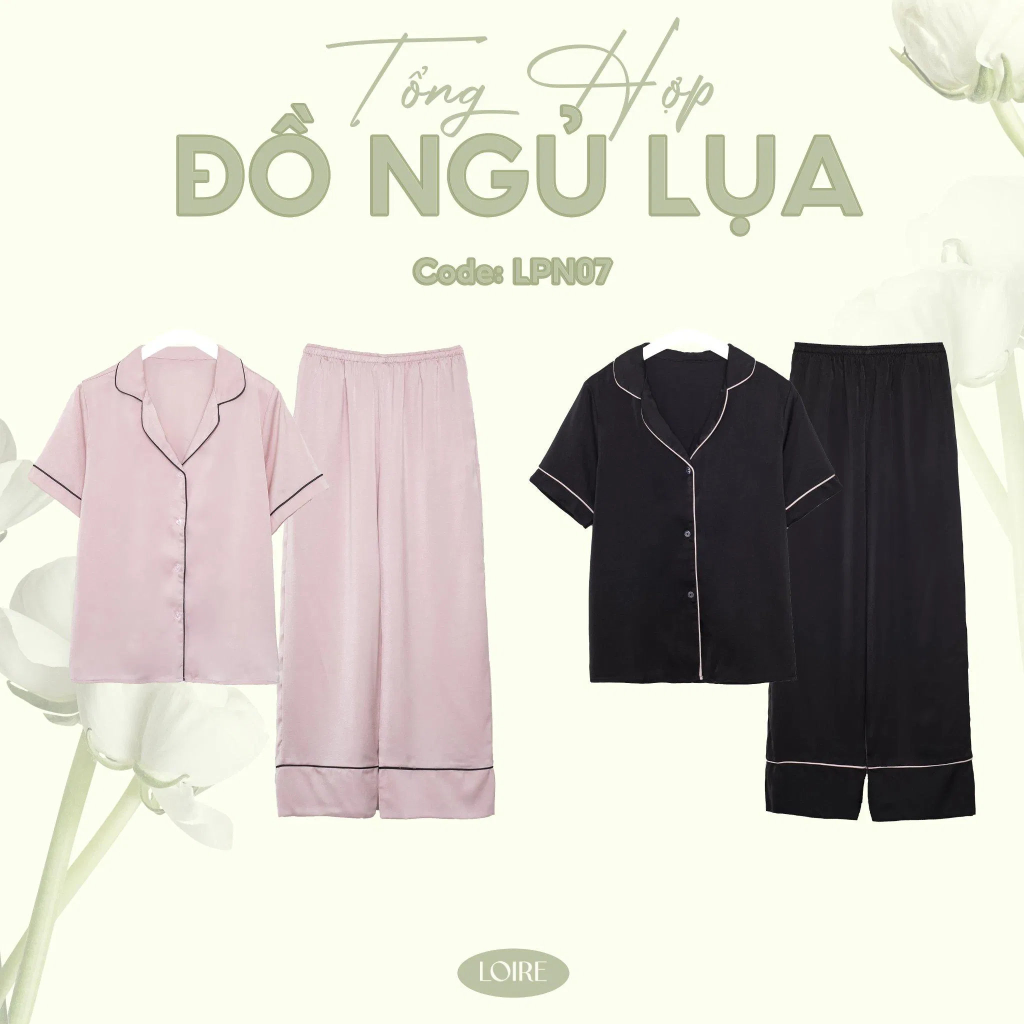 Ở Loirechic, bạn có thể tìm mua những bộ đồ ngủ vải satin với giá phải chăng. Nguồn: internet