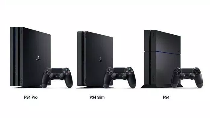Các loại máy chơi game PS4 khác nhau (Ảnh: Internet).
