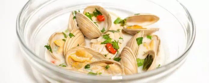 Món nghêu Hoi Lai Tom Kha của Thái Lan (Ảnh: Internet)