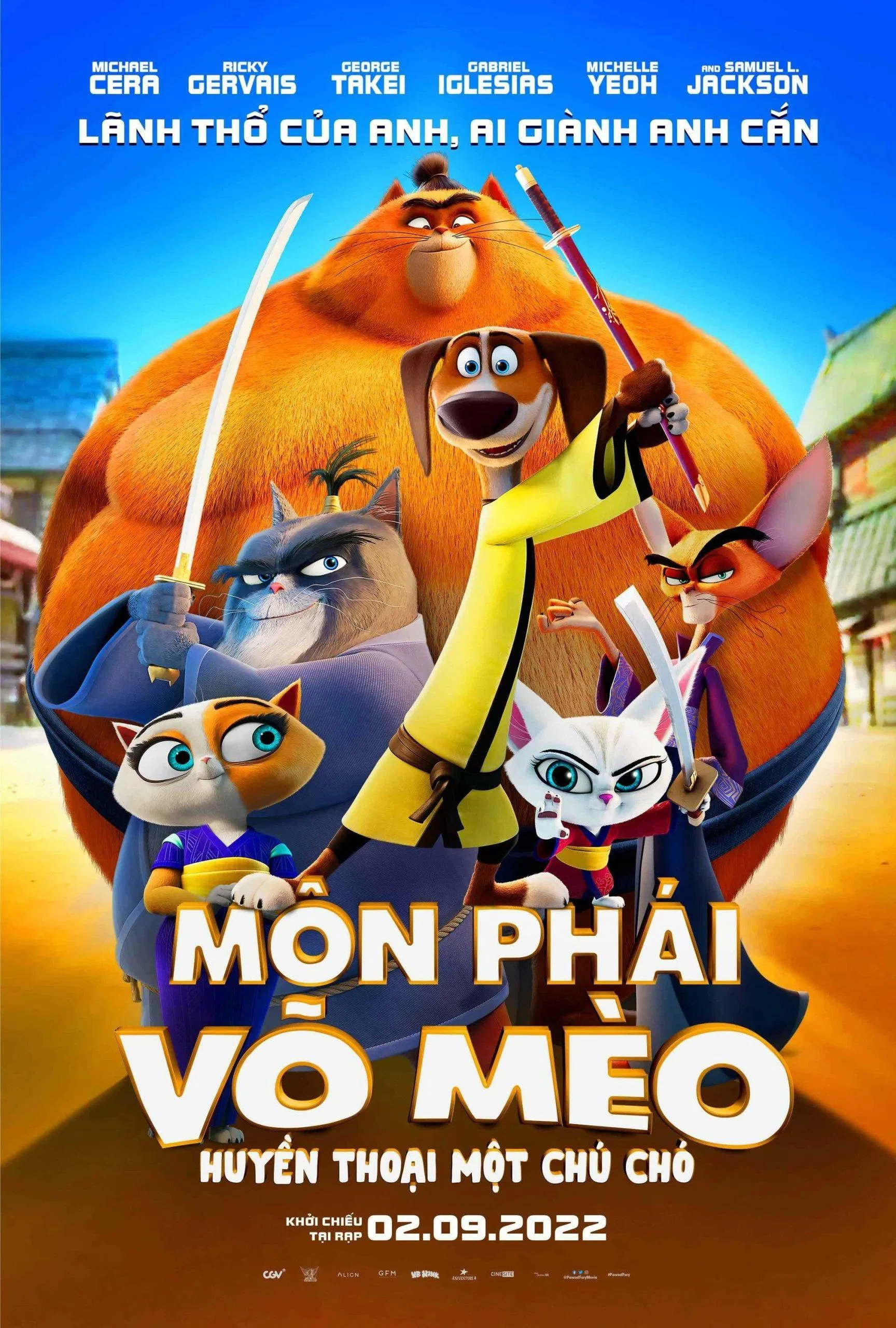 Môn phái võ mèo: Huyền thoại một chú chó là bộ phim hoạt hình duy nhất ra mắt trong dịp lễ 2/9. Nguồn: internet