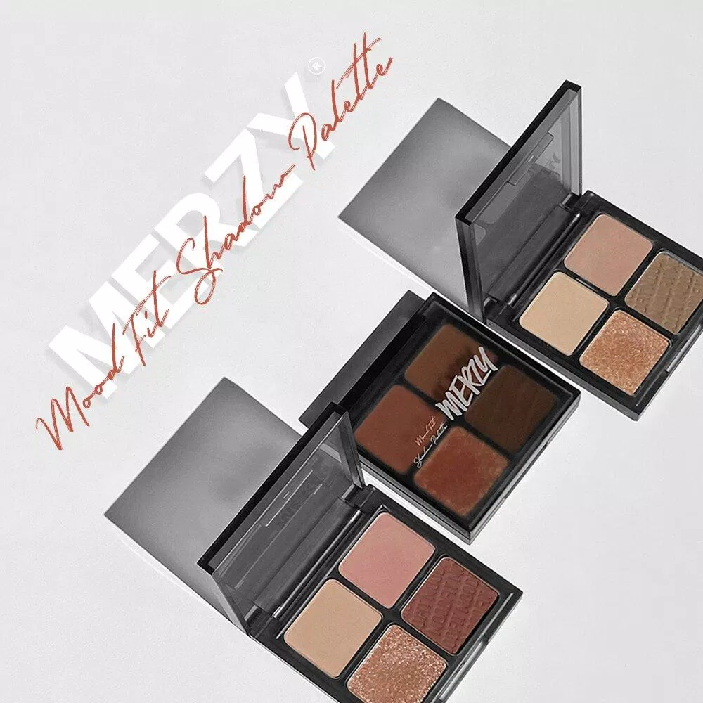 Với bao bì bắt mắt và tông màu dễ sử dụng, Bảng Phấn Mắt 4 Ô Merzy Mood Fit Shadow Palette là sản phẩm rất đang để thử (Ảnh: internet)