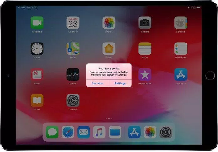 Bạn có thường thấy thông báo bộ nhớ iPad bị đầy không? (Ảnh: Internet) Bạn có thường thấy thông báo bộ nhớ iPad bị đầy không? (Ảnh: Internet)