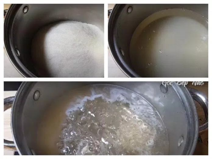 Nấu nước đường