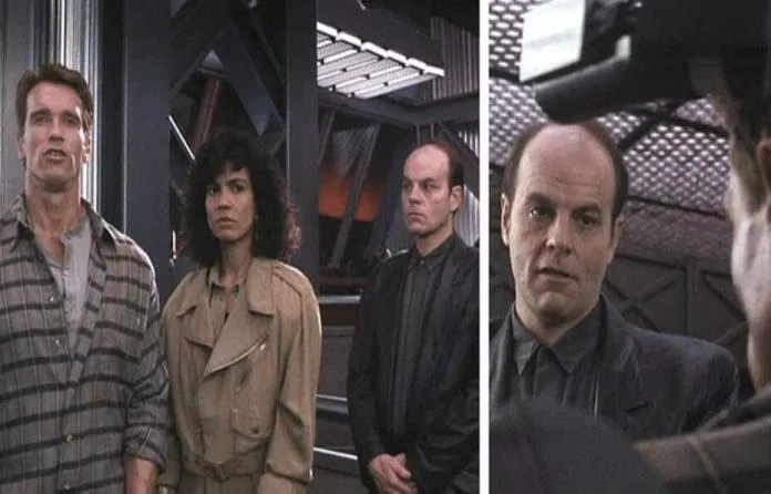 Arnold Schwarzenegger với Michael Ironside (Ảnh: internet)