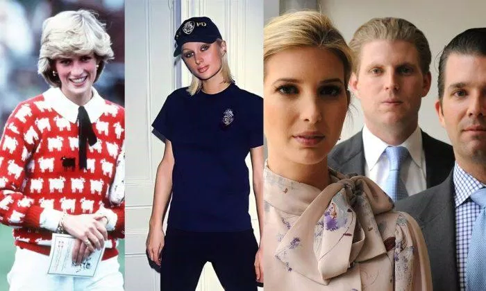 Công nương Diana, Paris Hilton hay những người con nhà Trump là những biểu tượng của Old Money. Nguồn: internet