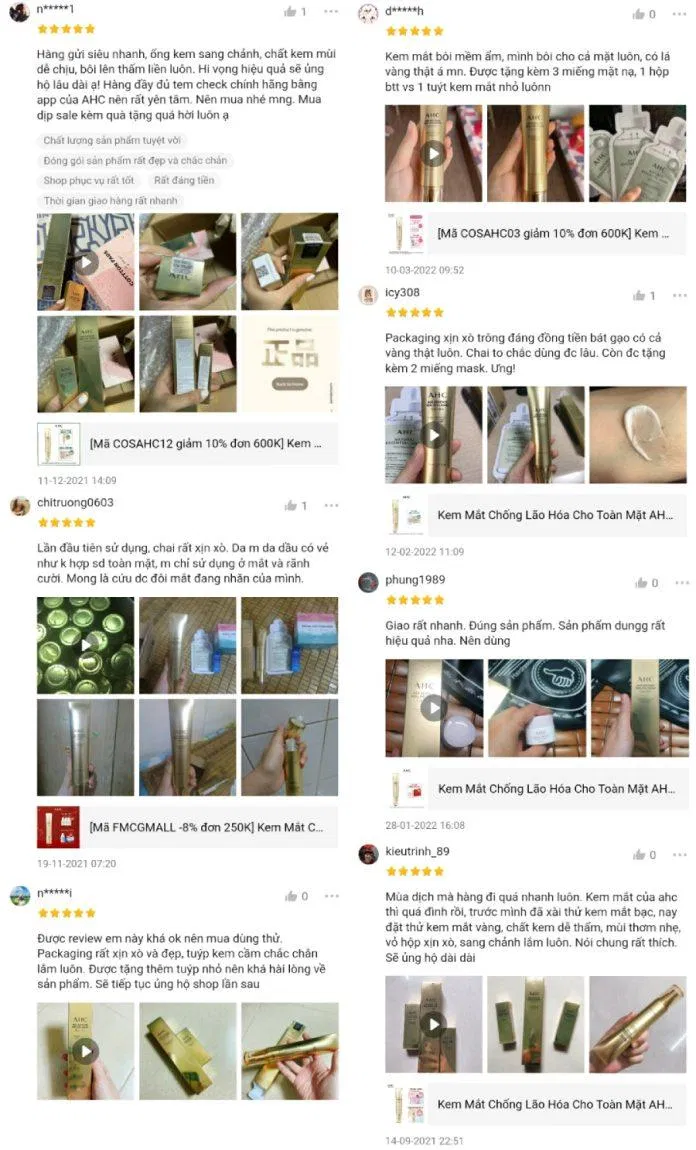 Đánh giá của khách hàng về sản phẩm trên Shopee (ảnh: BlogAnChoi)