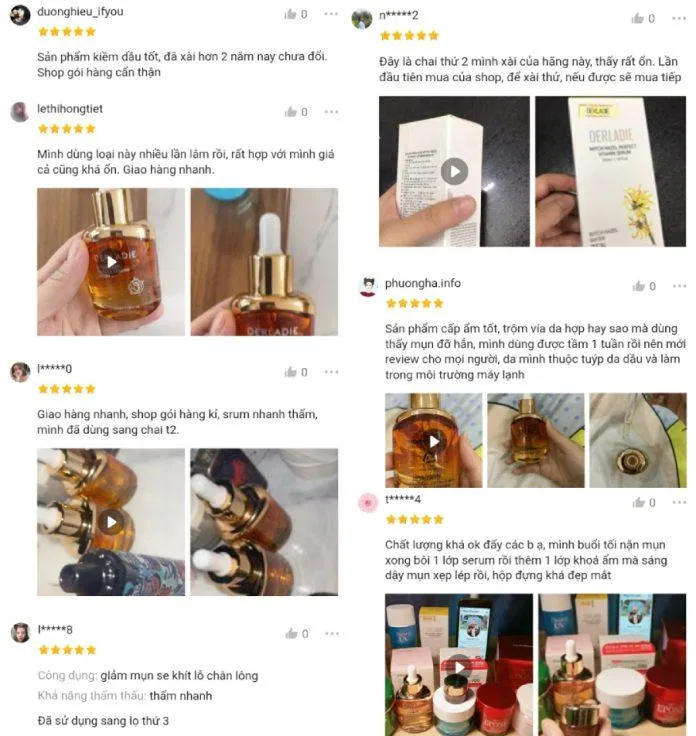 Một vài đánh giá của khách hàng trên Shopee (ảnh: BlogAnChoi)