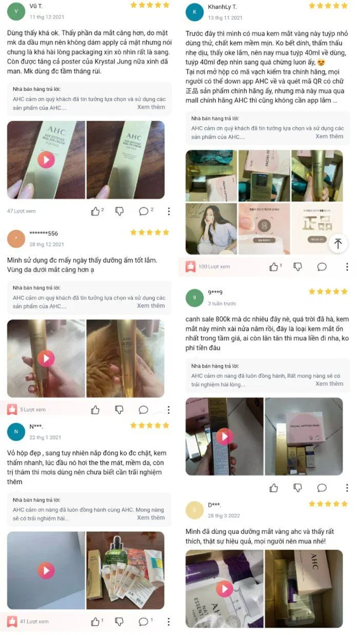 Đánh giá của khách hàng trên Lazada (ảnh: BlogAnChoi)