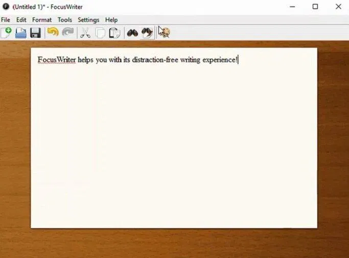 Giao diện phần mềm soạn văn bản FocusWriter (Ảnh: Internet) Giao diện phần mềm soạn văn bản FocusWriter (Ảnh: Internet)