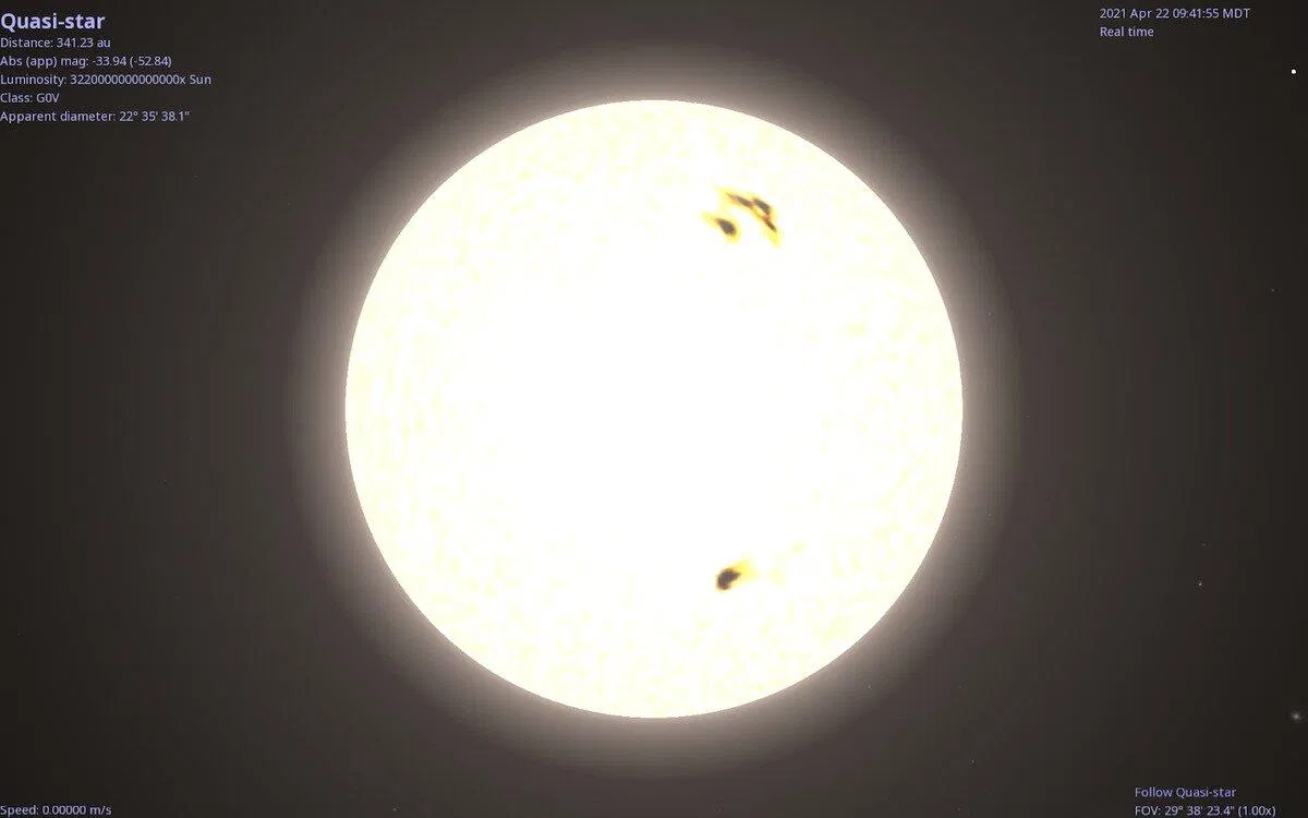 Sao hố đen - Một ngôi sao cổ chỉ tồn tại vào thời kỳ đầu của vũ trụ (Nguồn: Internet) Sao hố đen - Một ngôi sao cổ chỉ tồn tại vào thời kỳ đầu của vũ trụ (Nguồn: Internet)