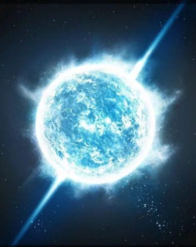 Nhiệt độ bề mặt của sao neutron lên đến hàng trăm nghìn độ C (Nguồn: Internet) Nhiệt độ bề mặt của sao neutron lên đến hàng trăm nghìn độ C (Nguồn: Internet)