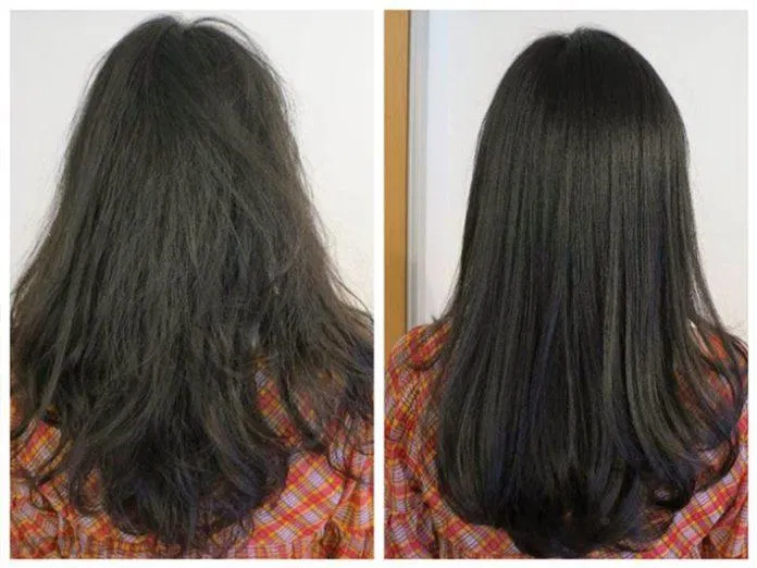 Sử dụng dầu xả khắc phục tình trạng tóc khô xơ(Nguồn: Internet)