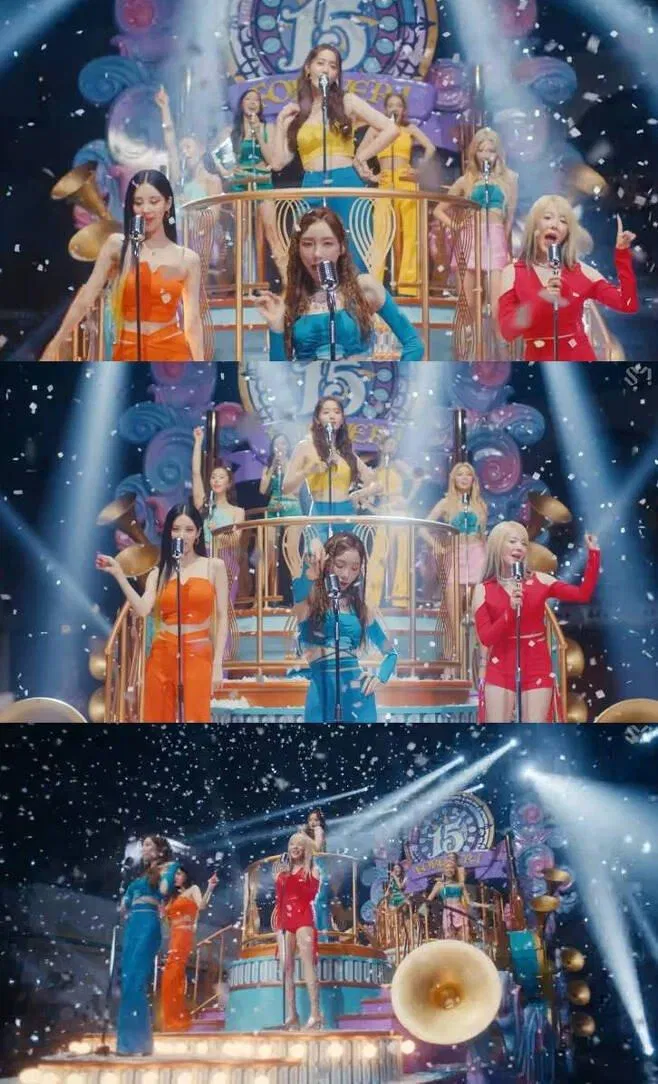 Logo xuất hiện trong MV Forever 1 - kỷ niệm 15 năm của SNSD. (Ảnh: Internet)