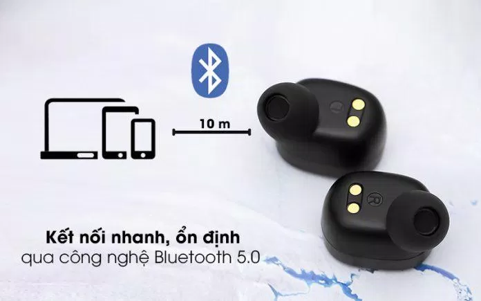 Tai nghe không dây Mozard TS13 được trang bị công nghệ Bluetooth 5.0 (Nguồn: Internet)