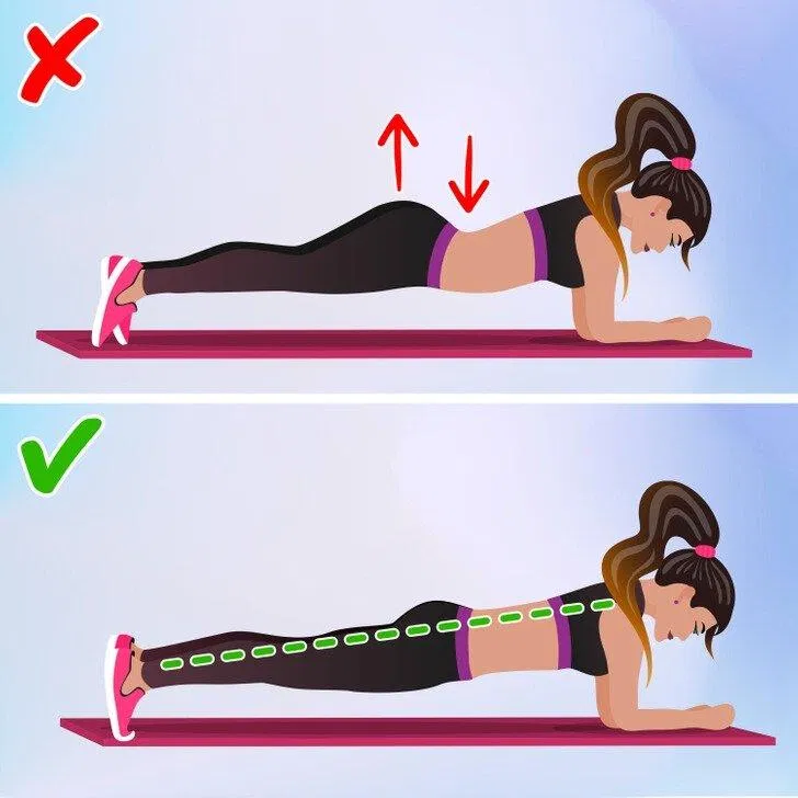 Các sai lầm thường gặp khi tập gym (Ảnh: Internet)