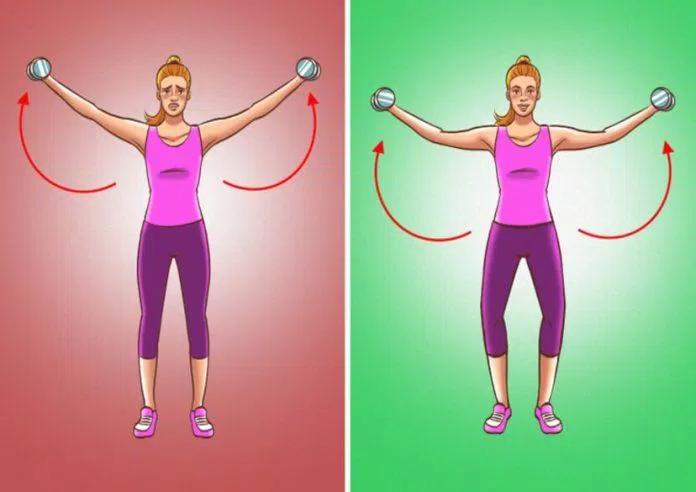 Các sai lầm thường gặp khi tập gym (Ảnh: Internet)