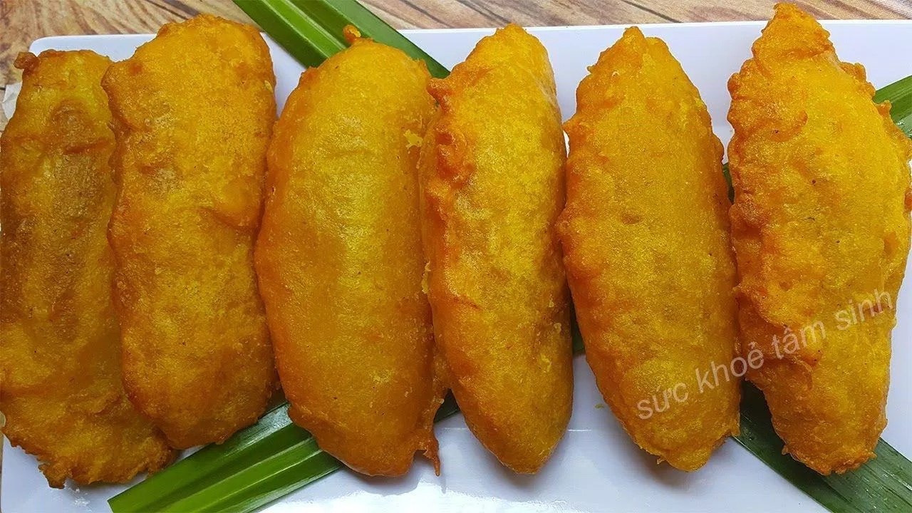 Thành phẩm bánh chuối chiên