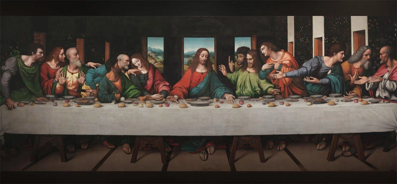 Tác phẩm bữa ăn tối cuối cùng được Leonardo da Vinci hoàn thành vào năm 1498 (Nguồn: Internet)