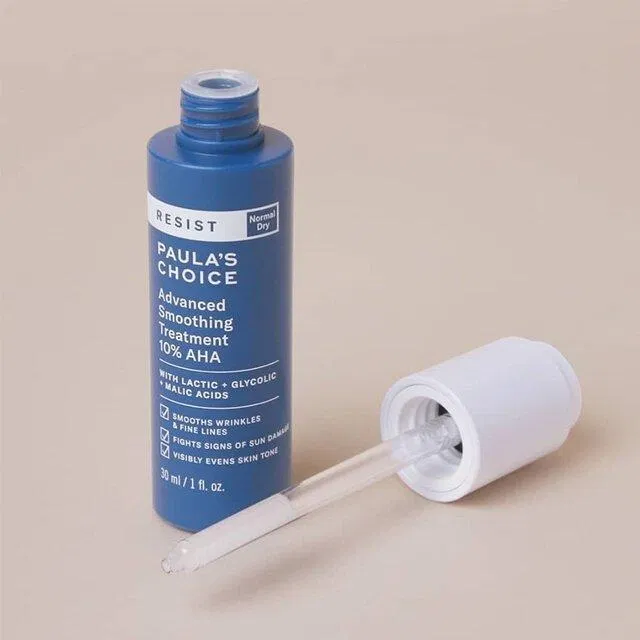 Review Tinh Chất Paulas Choice Resist Advanced Smoothing Treatment 10 AHA làm trắng và đều màu da AHA AHA 5 aha bha AHA Glycolic Acid AHA Paula s Chocie bha 2 salicylic acid Camellia Sinensis Leaf Extract (chiết xuất trà xanh) Ceramide chiết xuất cam thảo dưỡng ẩm sáng da dưỡng sáng da dưỡng trắng mờ thâm dưỡng trắng và làm sáng da giảm mờ thâm mụn làm mờ nếp nhăn Làm mờ thâm nám mờ thâm sáng da Paula s Choice Resist Advanced Smoothing Treatment 10 AHA Peptides phục hồi và trẻ hoá làn da Review Tinh Chất Paula s Choice Resist Advanced Smoothing Treatment 10 AHA tẩy da chết hóa học