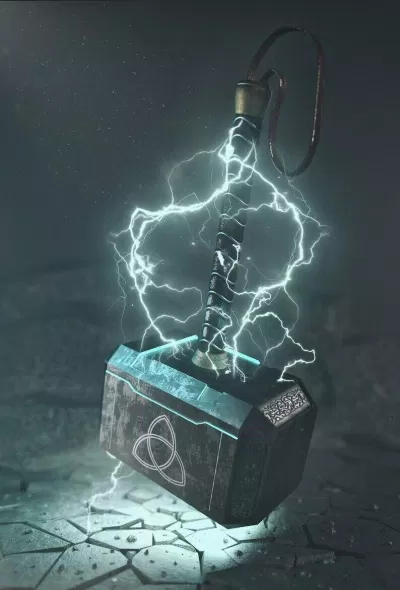 Chỉ những người xứng đáng mới có thể nhấc được Mjolnir (Nguồn: Internet)