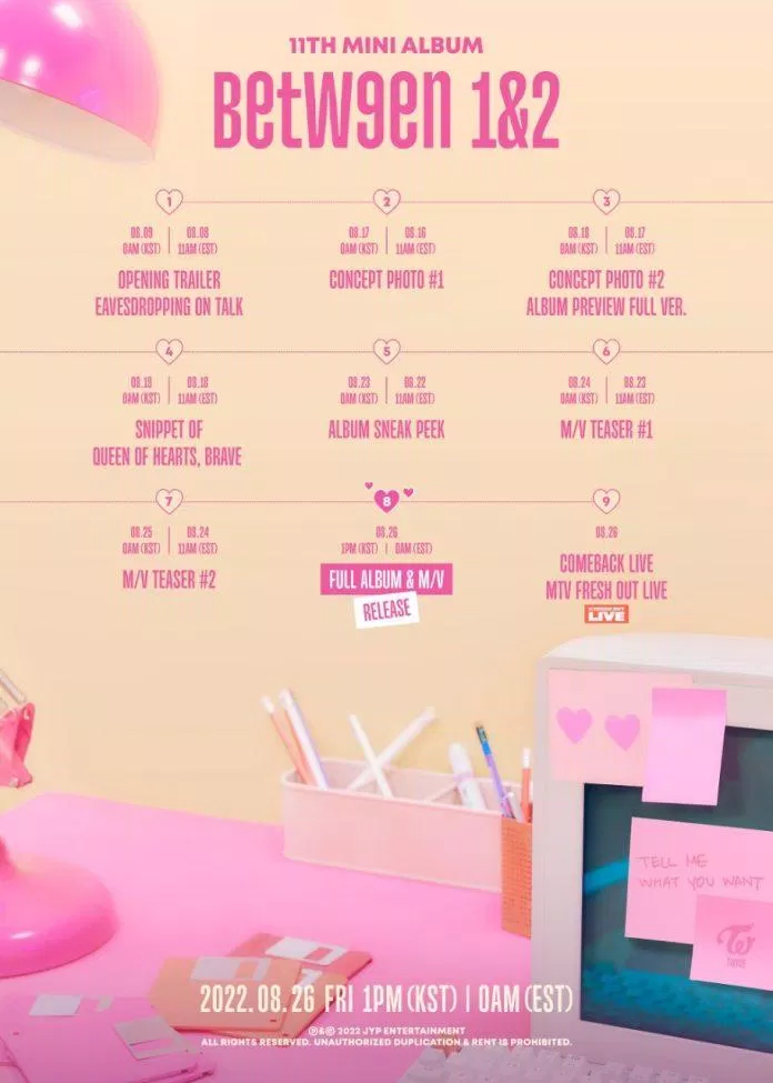 Twice tung timeline cho màn comeback