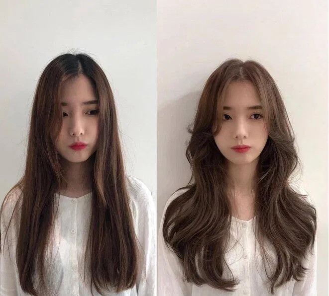 Tóc uốn xoăn lơi bồng bềnh che được nhiều khuyết điểm(Nguồn: Internet)