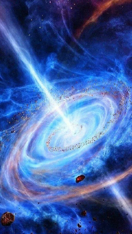 Hình ảnh minh hoạ của chuẩn tinh TON 618 (Nguồn: Internet) Hình ảnh minh hoạ của chuẩn tinh TON 618 (Nguồn: Internet)