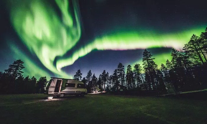 Món quà kì vĩ của vũ trụ xuất hiện tại đất nước Phần Lan xinh đẹp. (Nguồn: Internet)