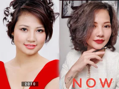 Nhan sắc thăng hạng của Trần Thị Quỳnh theo thời gian