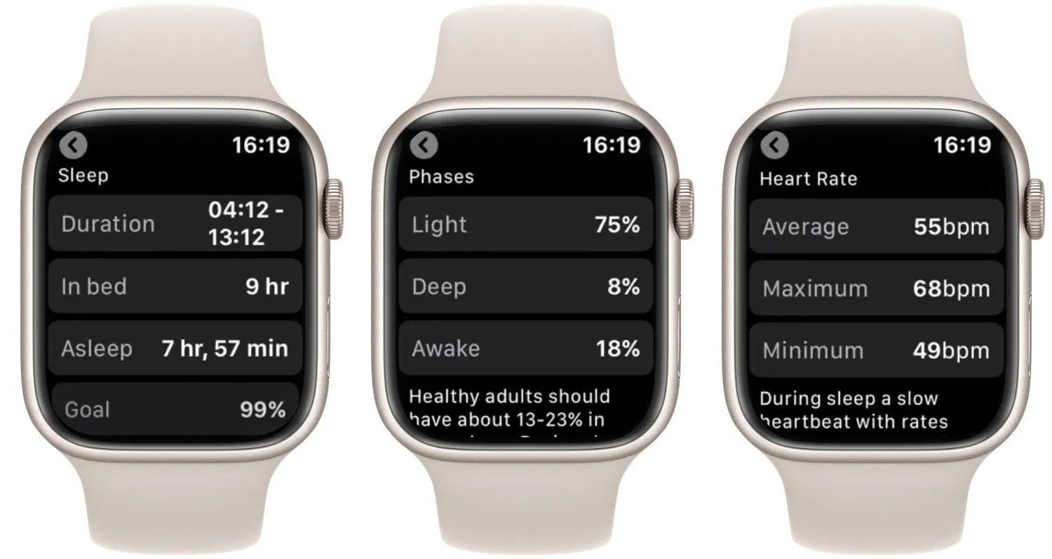 Ứng dụng theo dõi giấc ngủ NapBot cho Apple Watch (Ảnh: Internet) Ứng dụng theo dõi giấc ngủ NapBot cho Apple Watch (Ảnh: Internet)