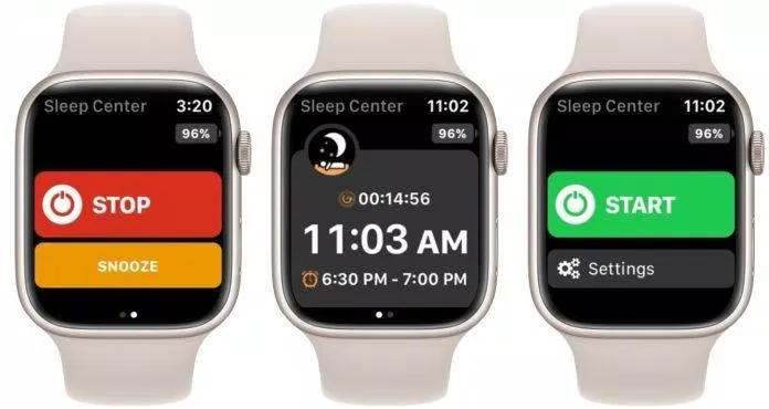 Ứng dụng theo dõi giấc ngủ Sleep Center cho Apple Watch (Ảnh: Internet)