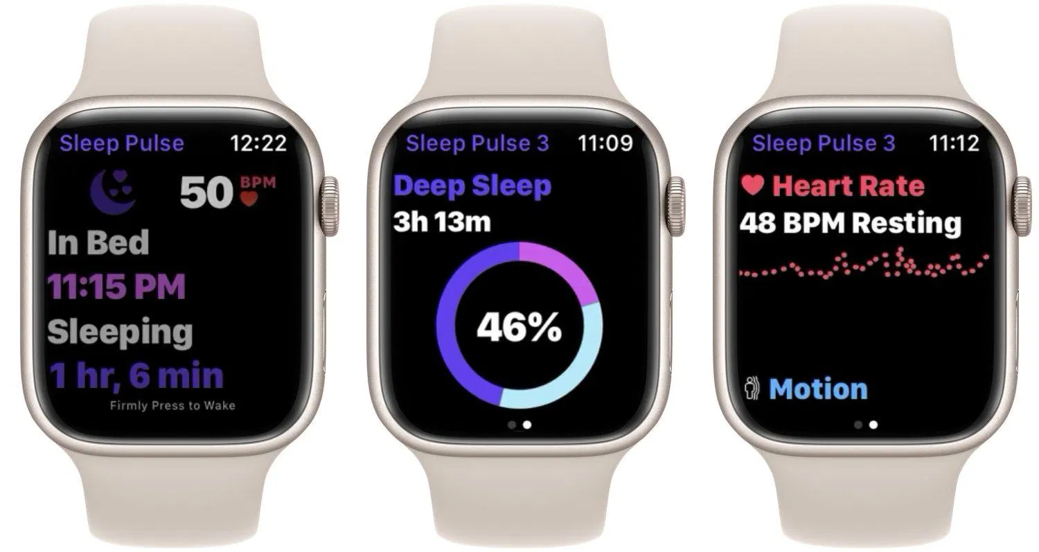Ứng dụng theo dõi giấc ngủ Sleep Tracker for Watch cho Apple Watch (Ảnh: Internet) Ứng dụng theo dõi giấc ngủ Sleep Tracker for Watch cho Apple Watch (Ảnh: Internet)