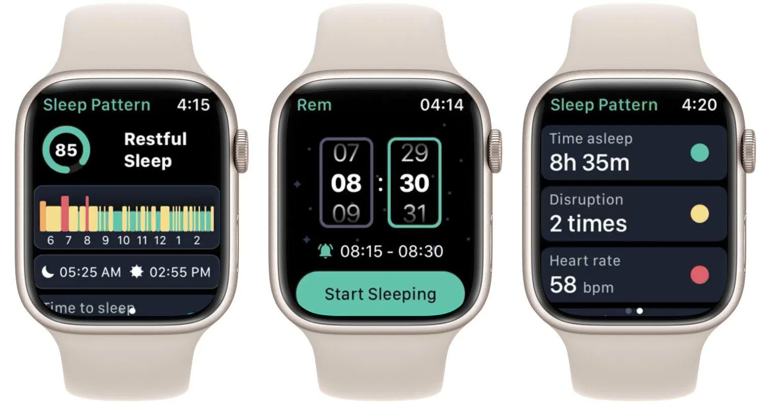 Ứng dụng theo dõi giấc ngủ Rem: Auto Sleep Tracker Watch cho Apple Watch (Ảnh: Internet) Ứng dụng theo dõi giấc ngủ Rem: Auto Sleep Tracker Watch cho Apple Watch (Ảnh: Internet)