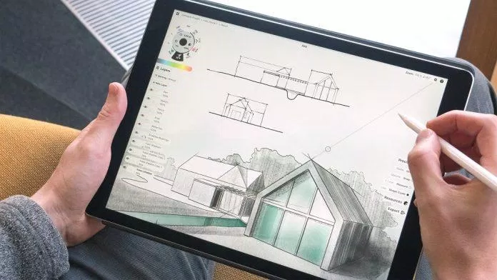 Ứng dụng Concepts trên iPad (Ảnh: Internet). Ứng dụng Concepts trên iPad (Ảnh: Internet).